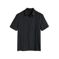 thumbnail image 3 of Sherrylily Men Short Sleeve Cuban Camp Guayabera Shirt Linen Cotton Button Down Shirts M-3XL, 3 of 6