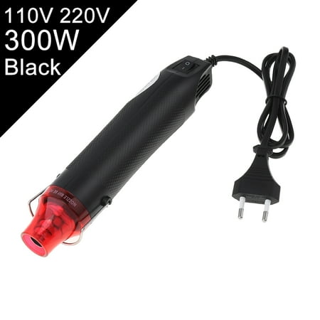 

110V 300W Diy Using Heat Gun Electric Tool with Shrink Plastic and Black Surface for Heating DIY Accessories