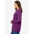 thumbnail image 3 of Woman Within Plus Size Perfect Long-Sleeve Crewneck Tee (Petite Available), 3 of 6