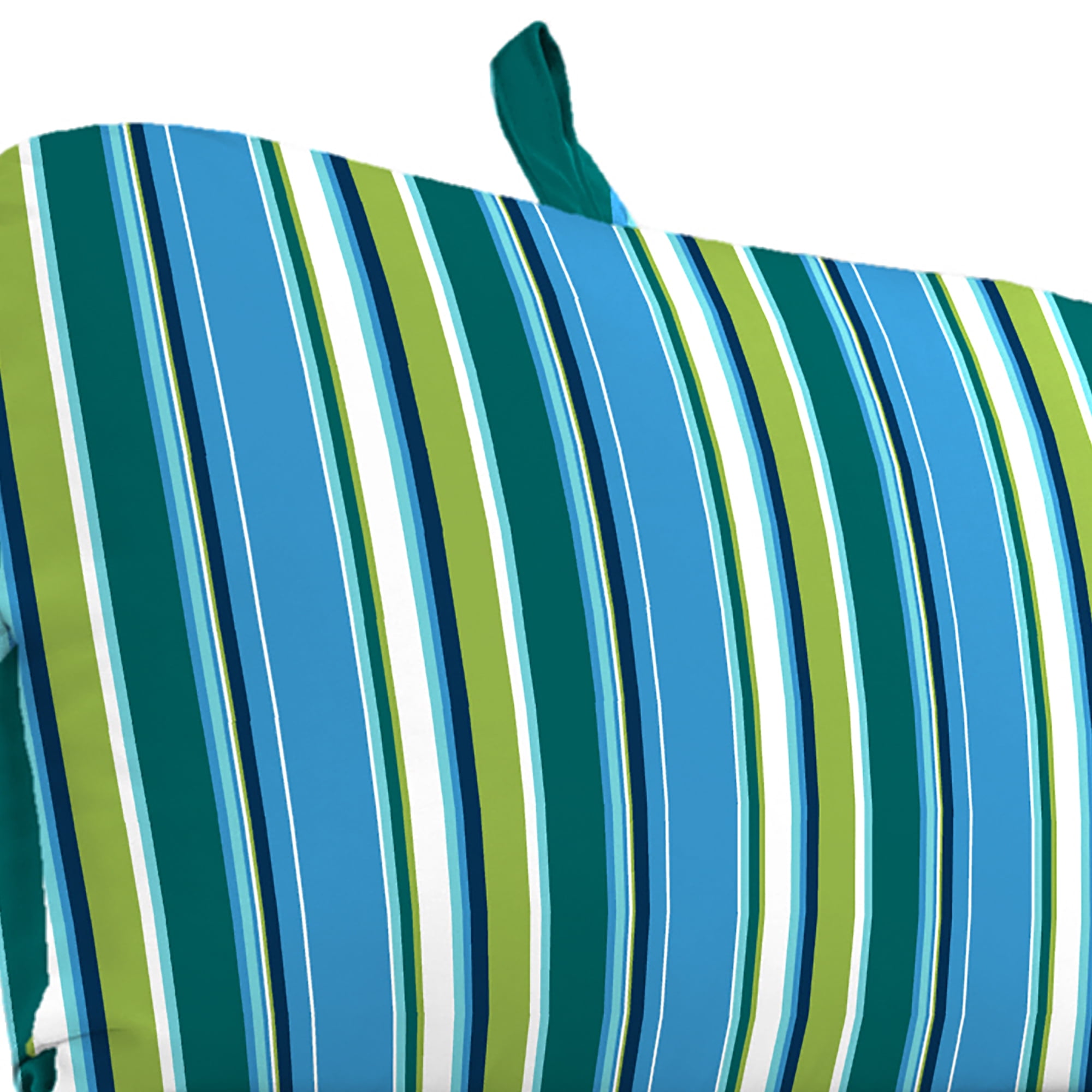 Jordan Manufacturing 74" x 22" Rectangular Outdoor Chaise Lounge Cushion with Ties and Hanger Loop