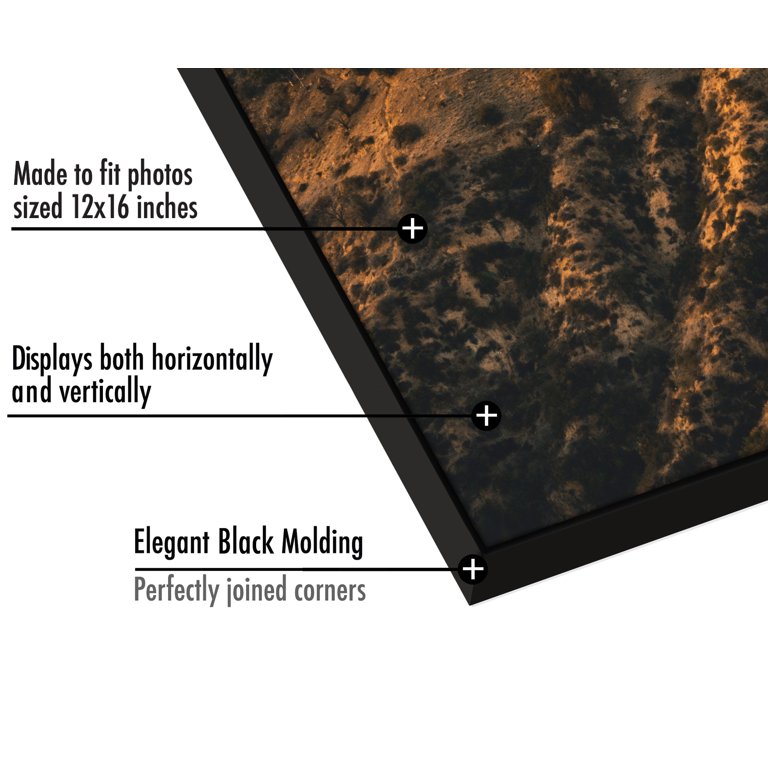 Front Loading 5x7 Frame in Black - Set of 12 - Use as 4x6 Frame with M –  Americanflat