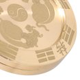 thumbnail image 2 of Juguete de descompresión con forma de moneda de la suerte de metal., 2 of 5