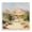 Serene Desert Mountain Stream, variant on Stupell Industries Serene Cliffside Vista Black Framed Floater Canvas Wall Art, design by Petal Prints Design