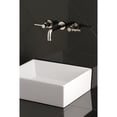 thumbnail image 4 of Kingston Brass KS8126DL Concord Double-Handle 3-Hole Wall Mount Bathroom Faucet in Polished Nickel, 4 of 8