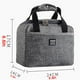thumbnail image 2 of Xihbxyly Bolsa Térmica para Almuerzo, Diseño a Prueba de Fugas, Forro Suave Impermeable, Correa de Transporte Portátil, Ideal para Oficina, Escuela, Picnic, Playa, Moderna y Ligera, Tamaño 24 X 14 X, 2 of 2