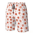 thumbnail image 5 of Kdxio Pastry Pattern Mens Casual Shorts - Drawstring Summer Beach Sports Shorts for Men, 5 of 9