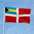 thumbnail image 2 of Aihccy Bahamas Red Ensign Military Flag with Brass Grommets Size - 3x5Ft, 2 of 3