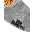 thumbnail image 2 of Fruit of the Loom Kid's Non Skid Grippers Retro Ankle Socks, Multicolor (20 Pack), 2 of 7