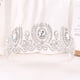thumbnail image 1 of Nvzi Tiara de boda para novia, diadema de princesa, corona de novia, joyería para el cabello con diamantes de imitación de cristal,graduación, boda, fiesta de disfraces (blanco), 1 of 3