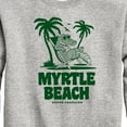 thumbnail image 3 of Instant Message - Myrtle Beach Alligator - Toddler & Youth Crewneck Fleece Sweatshirt, 3 of 6
