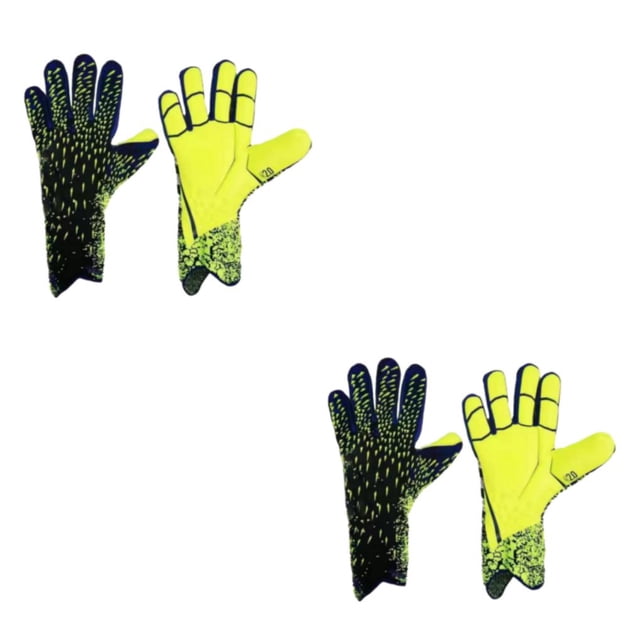 Greeniant Guantes de portero de fútbol Kit de niños Tamaño Adulto Falcon Portero de fútbol Deslizamiento grueso Látex Durable Juego sin verde fluorescente Infantil 7 2Conjunto