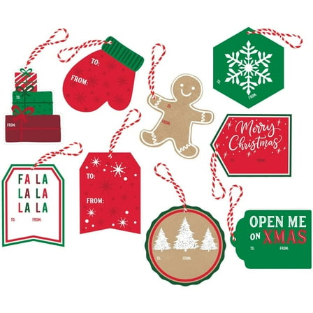 Christmas Gift Tags 60 Per Pack