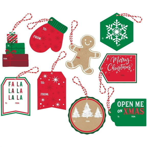 Christmas Gift Tags 60 Per Pack