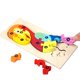 thumbnail image 2 of 3D puzzle toy Montessori color animal jigsaw puzzle cognition early learning game educational toy for children baby toys heqiyong LED, 2 of 2