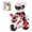 White Motorcycle Bear, variant on Hidpriva 5000PCS Bear Building Blocks,Home & Office Decor Bear Display Model, Fluorescence Design Micro 3D Animal Building Blocks, White Motorcycle Bear