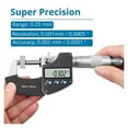 thumbnail image 6 of Electronic Digital Micrometer MM/IN Outside Micrometer 0.001MM High Precision Depth Micro Meter 0-25 25-50 50-75 75-100MM ,Easy to Operate, 6 of 7