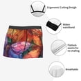 thumbnail image 3 of Fuzoiu Colorful Butterfly Cluster Print Men's Ultra Breathable Underwear,No Riding Up Boxer Briefs with ComfortFlexible Waistband-X-Large, 3 of 5