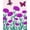 Purple, Pattern 2, variant on ODIKA 2x3 Machine Washable Non-Slip Area Rug, Enchanted Garden Dance Latch Hook Kit with Blooming Petals Design High Traffic Rug, Pink, 646900