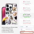 thumbnail image 2 of Funda de teléfono MOSNOVO para iPhone 14 Pro Buffertech 2m Drop Clea, 2 of 6