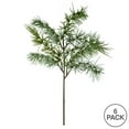 thumbnail image 3 of Vickerman 18.5" Green Woolsey Pine Artificial Christmas Spray. Includes 6 sprays per pack., 3 of 3