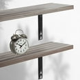 thumbnail image 5 of OUNONA 3Pcs Electroplating Coated Small Brackets For Shelves Wall Shelving Support 6.69X4.72 Inch For Workshop, 5 of 5
