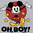 thumbnail image 3 of Disney - Mickey Mouse - Oh Boy! - Men's Long Sleeve T-Shirt, 3 of 5