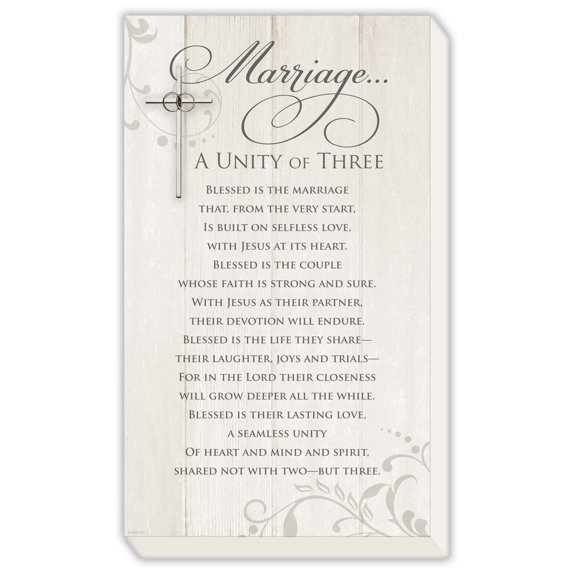Abbey Gift Unity of Three Wall Plaque