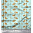 thumbnail image 1 of Soimoi Modal Satin Fabric Giraffe Kids Decor Fabric Printed Yard 42 Inch Wide, 1 of 3