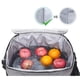 thumbnail image 5 of Bolsa de almuerzo aislada para hombres y mujeres, forro a prueba de fugas con aislamiento térmico, correa de hombro ajustable para facilitar su transporte, gran capacidad para el trabajo de oficina,, 5 of 7