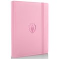 thumbnail image 1 of Carpeta de tarjetas coleccionables Fabmaker con 9 bolsillos, funda de poliuretano, color rosa, 1 of 7