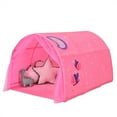 thumbnail image 1 of Costway Kids Bed Tent Play Tent Portable Playhouse Twin Sleeping w/ Carry Bag, 1 of 10