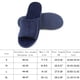 thumbnail image 3 of Silenciosas Terciopelo para Hombre Primavera Y Verano Punta Abierta Piso Transpirable Suela Suave Parte Inferior Tela Prensada TPR Silenciosa Lavable A Máquina (Azul Marino S), 3 of 9