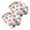 Mushroom and Character White Pattern, variant on Mushroom and Cone Black Pattern 2 Pack Slouchy Beanie Hat, Casual Daily Beanie with Stretchy Fabric & Soft Texture, Stretchy Polyester Gifts for Birthday Christmas Thanksgiving