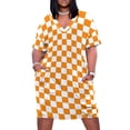 thumbnail image 2 of Vestido de cuadros TN Vawls con bolsillos sueltos, vestido de cumpleaños para mujer, vestido elegante, vestidos, 2 of 7