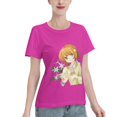 thumbnail image 2 of Women's Basic Short Sleeve T-Shirt Cardinal Girl Sakura, 2 of 6