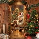 thumbnail image 5 of Linnome Santa Claus Pattern Christmas Door Cover 35x71 Inches, Festive Holiday Door Decoration for Home and Parties, 5 of 6
