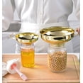 thumbnail image 3 of Juego de embudos de acero inoxidable, paquete de 3 embudos para llenar botellas y contenedores, embudo de cocina de metal fácil de limpiar con mango lateral, ideal para líquidos, 3 of 4