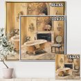 thumbnail image 2 of French Bath I - Traditional Bathroom Framed Canvas, 2 of 3