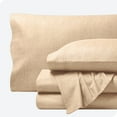 thumbnail image 1 of Bare Home Flannel Sheet Set - 100% Cotton - Deep Pocket - King, Heathered Oatmeal, 4-Pieces, 1 of 7