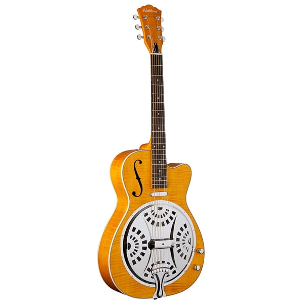Washburn Resonators R45RCE Resonator Electric Guitar, Natural