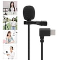thumbnail image 4 of Mini Micrófono, Micrófono Lavalier De Interfaz Tipo C Sensible Inteligente Para Transmisión En Vivo ANGGREK Clip‑on Microphone, 4 of 8