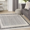 thumbnail image 4 of HomeRoots 553191 4 x 6 ft. Grey Geometric Rectangle Area Rug, 4 of 9