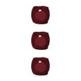 thumbnail image 4 of Destyer Chair Cushion Cover Seat Covers Backrest Protector Elastic Soild Color Adjustable Dirt-Resistant Hotel Kitchen Chairs Wine Red 3Set, 4 of 6