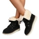 thumbnail image 2 of Zapatos para mujer, de tacón bajo, de piel nobuk, gruesos, hasta media pantorrilla, botas de nieve/algodón, zapatillas para correr, botas vaqueras., 2 of 8