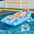 thumbnail image 3 of Flotadores inflables para piscina Sloosh Extreme Comfort para adultos, color azul, 3 of 7