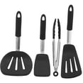 thumbnail image 2 of Silicone Spatula Set, 4Pcs/Set With Hanging Holes High Heat  Dishwasher Safe Silicone Cooking Utensil Set, for Kitchen Spatulas Cooking Tools, 2 of 8