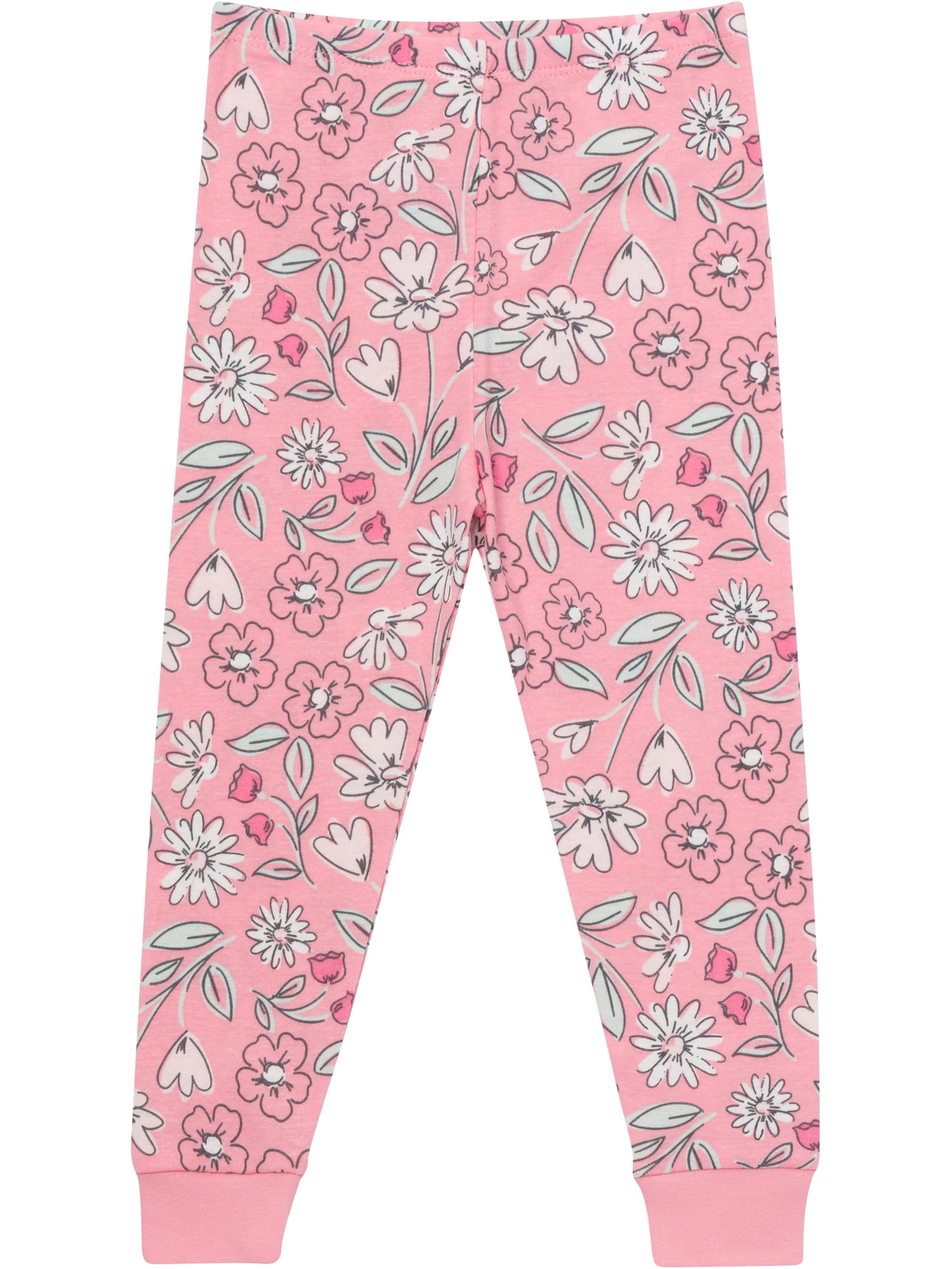 Gerber Toddler Neutral Tight Fitting Pajama Set, 4-Piece, Sizes 12 Months - 5T