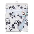 thumbnail image 5 of Manta para bebé Lambs & Ivy Disney Mickey Mouse azul/blanco, 5 of 5
