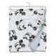 thumbnail image 5 of Manta para bebé Lambs & Ivy Disney Mickey Mouse azul/blanco, 5 of 5