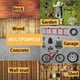 thumbnail image 3 of Ganchos resistentes para pared de garaje | Estante metálico para herramientas de escalera y tabla larga | Para bicicletas y herramientas de jardín | Incluye tornillos para una fácil instalación, 3 of 9